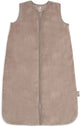 Jollein saco de dormir bebé sin mangas 70cm - terciopelo - café con leche