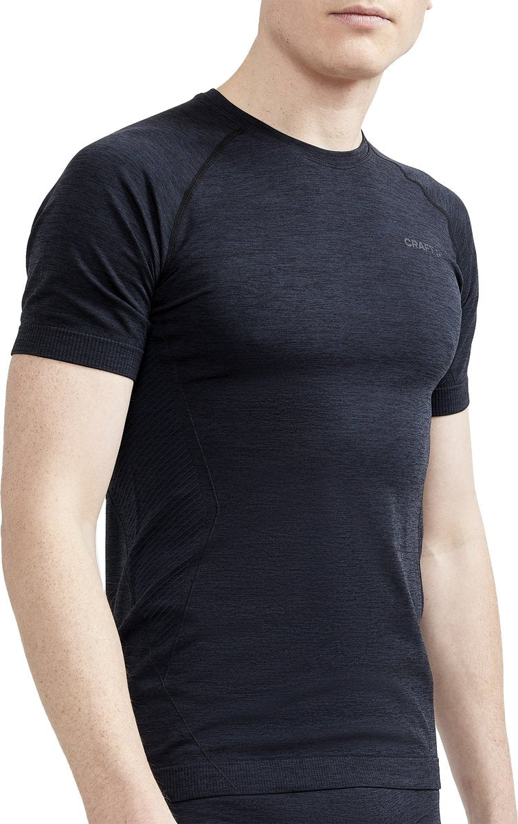 Maglia termica da uomo Craft Core Dry Active Comfort SS M - nera