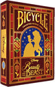 Bicycle ® disney la bella y la bestia - naipes premium - poker - coleccionables