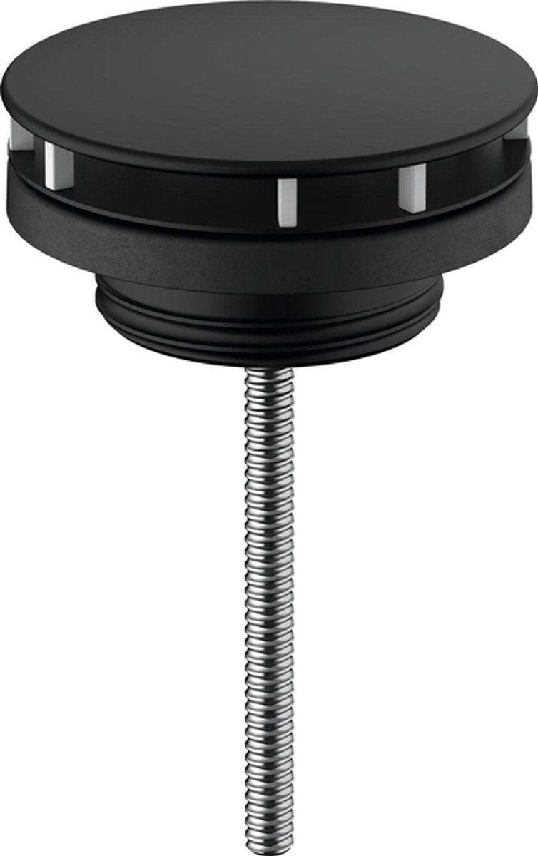 Hansgrohe waste fitting not closable, for washbasins matt black