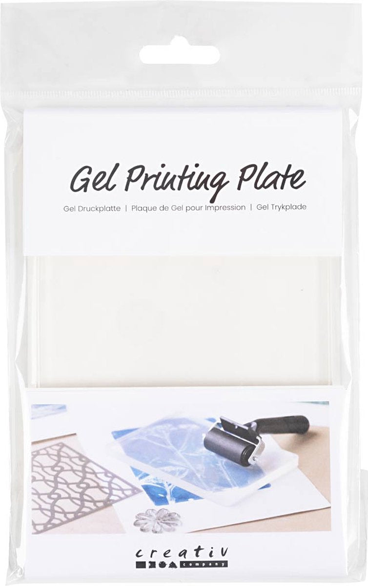 Piastra per stampa denaro Creative Company, dimensioni 12,7x17,8x1 cm, trasparente opaco, 1 pezzo