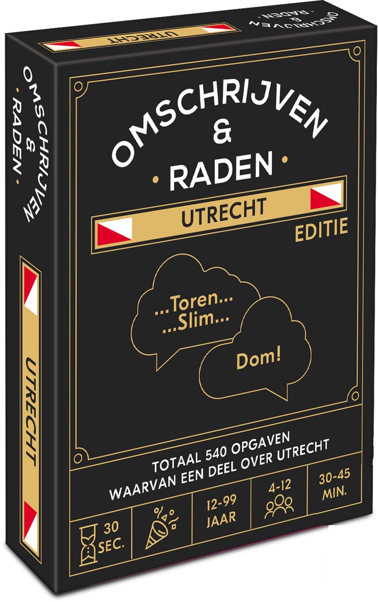 Giochi puzzle che descrivono e indovinano gioco educativo Utrecht - gioco da tavolo in cartone.
