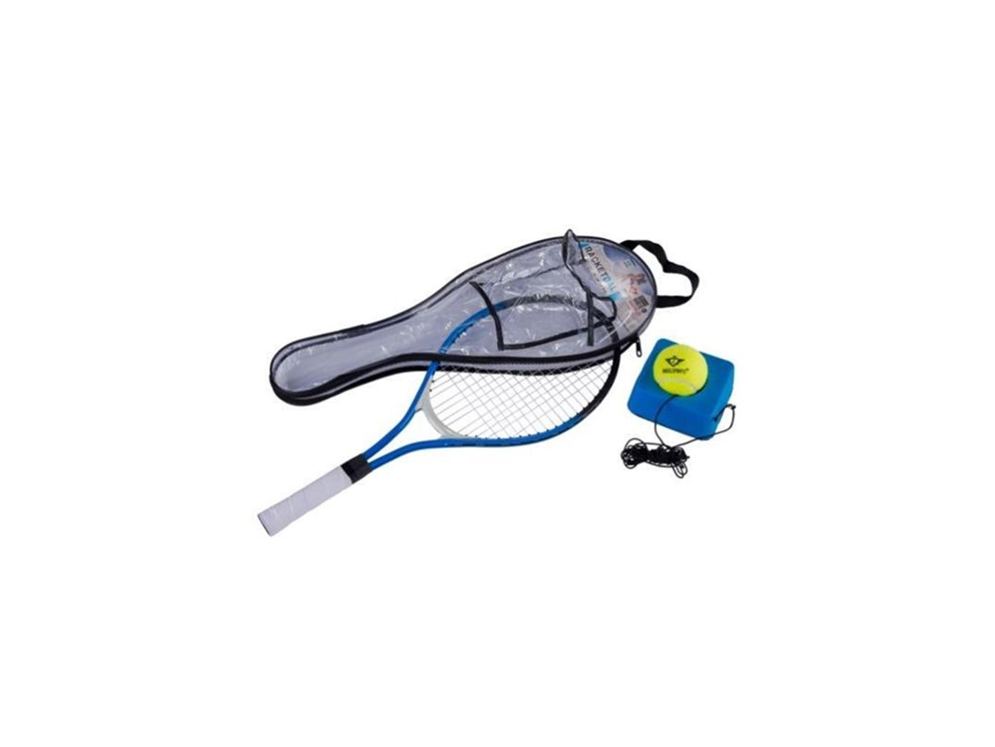 Bola de raqueta con entrenador de tenis en azadas de Angel Sports