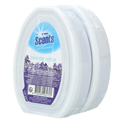 Ambientador aromas del hogar 2x150gr gel lavanda | 4 piezas