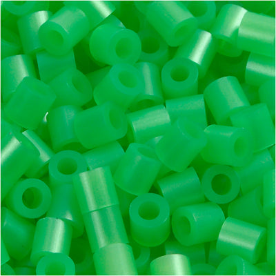 Perline fotografiche Nabbi, misura 5x5 mm, misura buco 2,5 mm, media, madreperla verde (22), 6000 pezzi 1 scatola