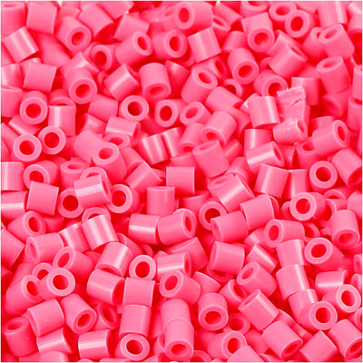 Cuentas fotográficas Nabbi, medidas 5x5 mm, medida agujero 2,5 mm, medianas, rosa viejo (25), 6000 piezas 1 caja