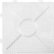 Creativ Company Photo Pears Subplate Clear Square 15x15cm, 2st.