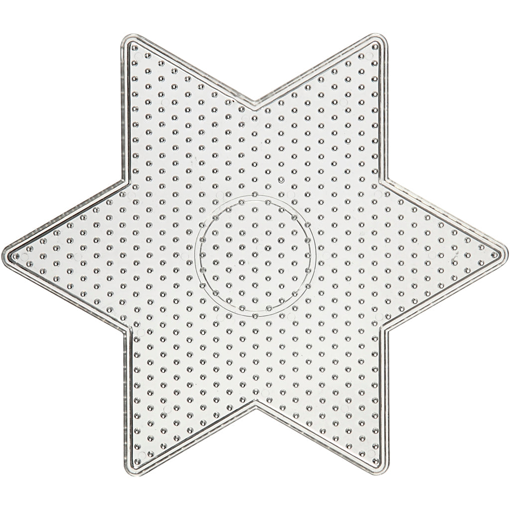 Piatto base Creative Company, misura 15x15 cm, medio, trasparente, 1 pezzo
