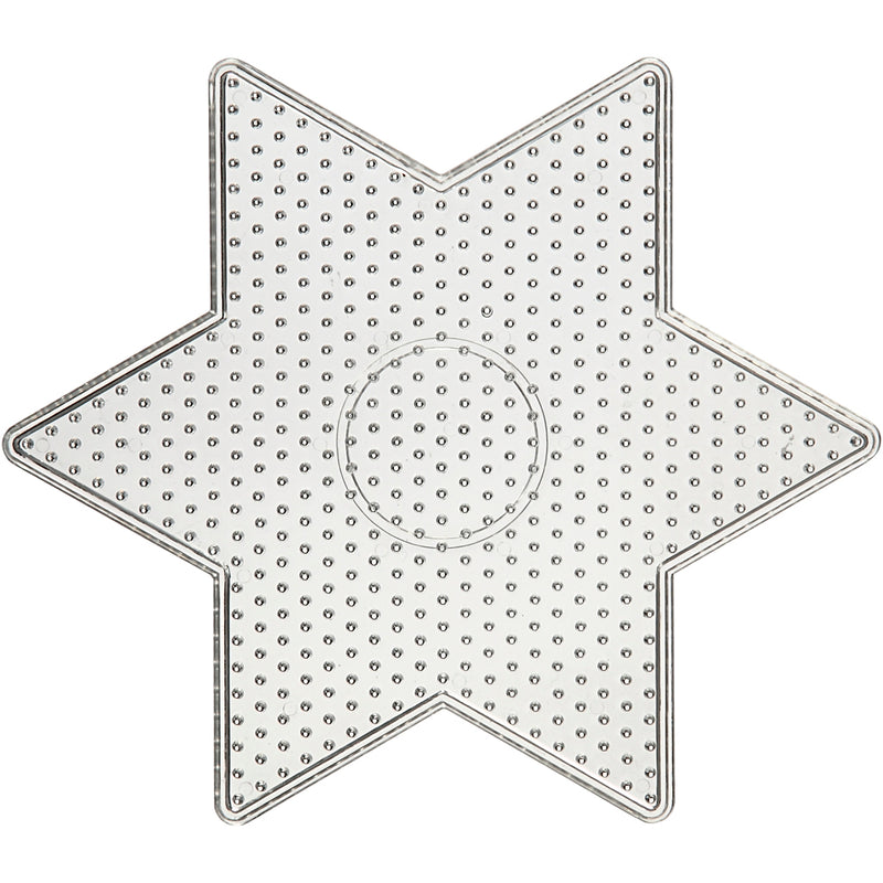 Piatto base Creative Company, misura 15x15 cm, medio, trasparente, 1 pezzo