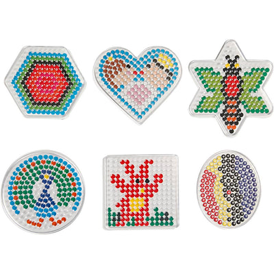 Piatto base Creativ company, ovale, cuore, esagono, cerchio, quadrato e stella, misura 7x7,5-10,5x9,5 cm, medio, 6 pezzi 1 scatola