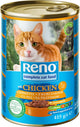 Reno comida para gatos comida húmeda pollo en salsa 24 x 415g