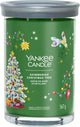 Yankee Candle - Vela perfumada de vaso grande con forma de árbol de Navidad brillante - 100 horas de combustión - dos mechas