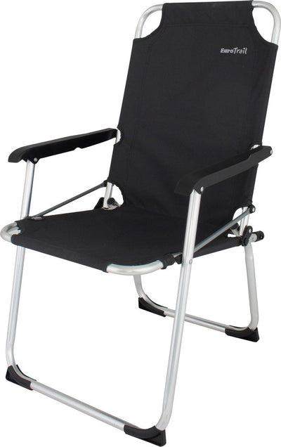 Silla de camping Eurotrail moita - negro