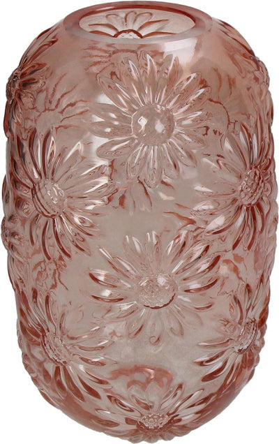 Vaso collezione Hd in vetro arancione 15x15x24cm