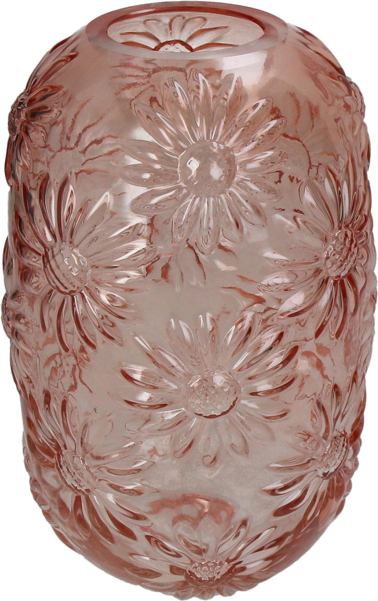 Vaso collezione Hd in vetro arancione 15x15x24cm