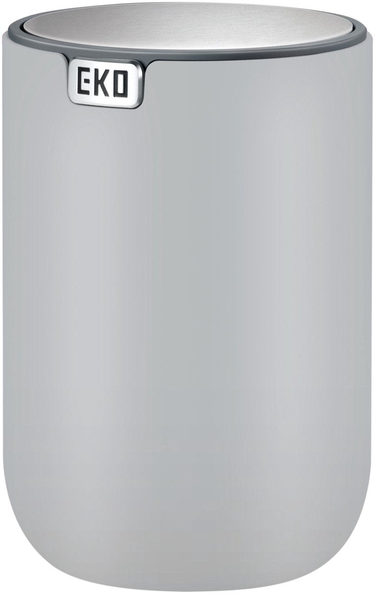 Eko - cubo de basura de mesa fandy 1,5 litros - gris - plástico