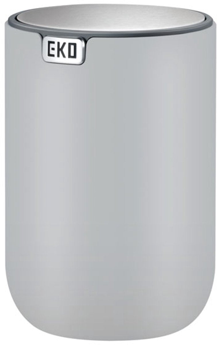 Eko - cubo de basura de mesa fandy 2,2 litros - gris - plástico