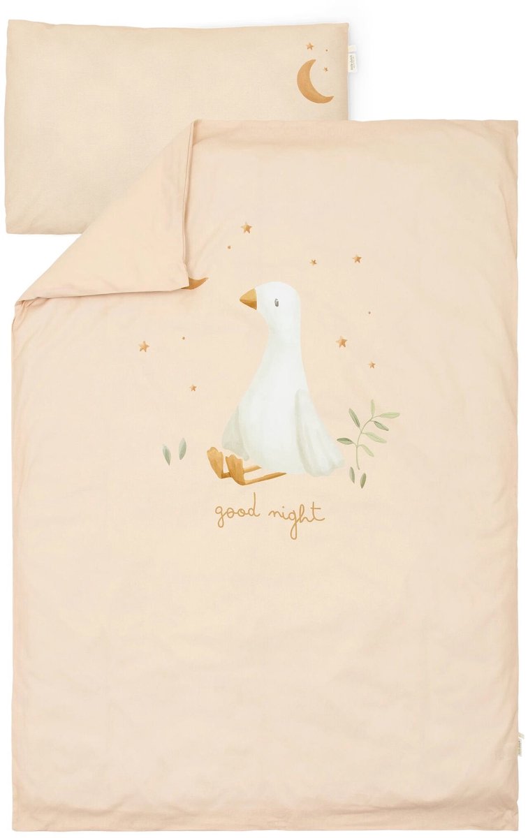 Copripiumino per culla Little Dutch - beige - neonati naturali - piccola oca