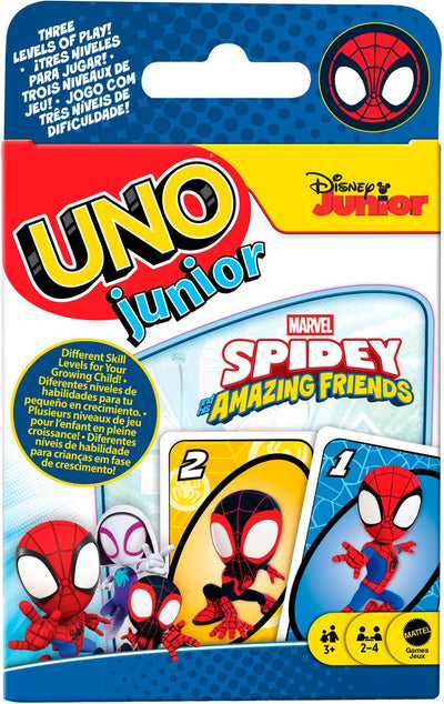 Mattel juegos uno junior amigos spidey