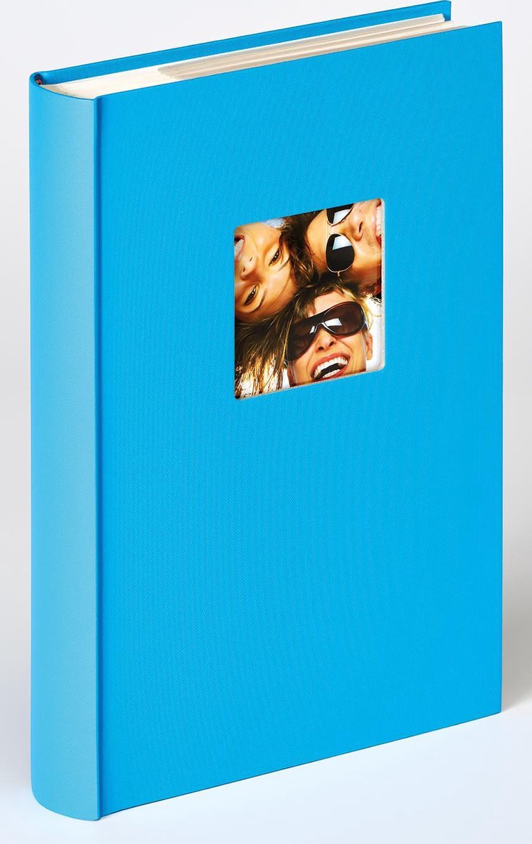 Walther me-111-u fun - álbum de notas - 300 fotos 10 x 15 cm - azul océano