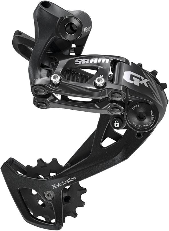 Sram posteriore deralleur gx 11sp alu lungo gabbia nero