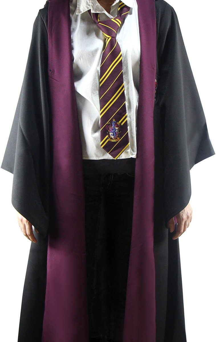 Cinereplicas harry potter - gryffindor wizard robe gryffoendor tovenaar kostuum (xs)