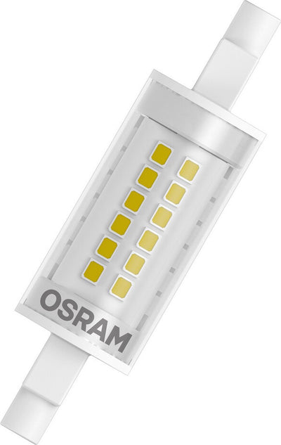 Osram led lamp - tube r7s 78mm - 7w - 806 lumen - warm white - clear - not dimmable
