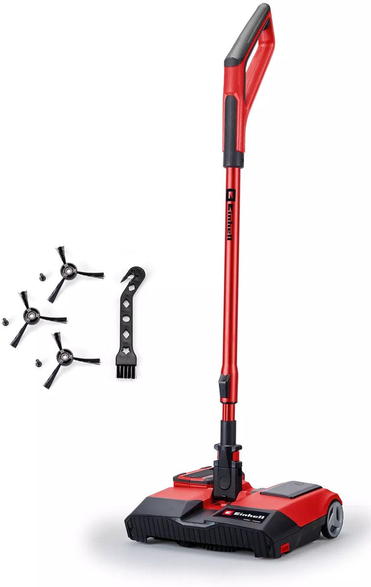 Spazzatrice a batteria Einhell te-fs 18 li solo - power x-change - 18 v li-ion - larghezza di spazzamento: 25 cm - capacità serbatoio sporco: 0,4 l - escl. batteria e caricabatterie