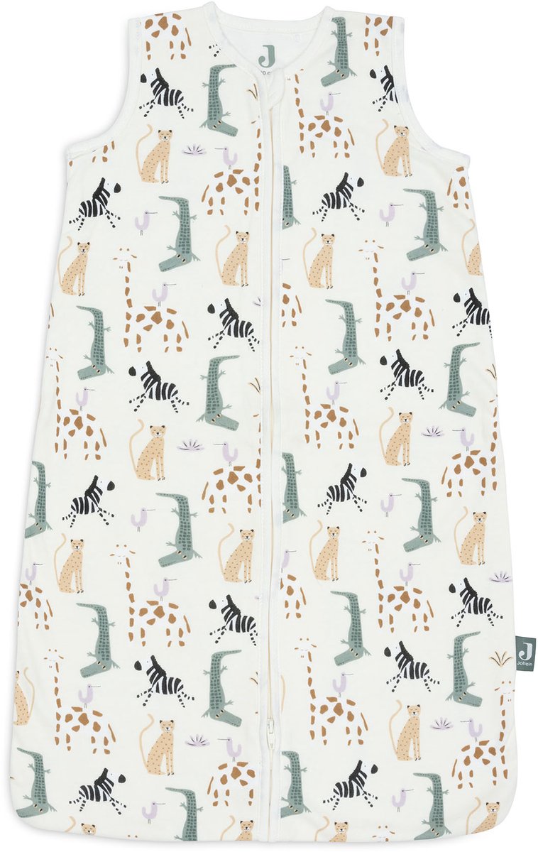 Jollein saco de dormir para bebé jersey de verano 90cm - Jungle Jambo - saco de dormir de verano