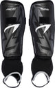 Avento scheenbeschermers - pro-style - zwart zilver - maat s