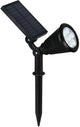 Rl live your light reality festival - spot - zwart mat - incl. 1x smd 1 w - rgb-kleurenwisselaar - schemersensor - oplaadbaar - snoerloos - solar - zonne-energie - kantelbaar - buitenverlichting - ip44
