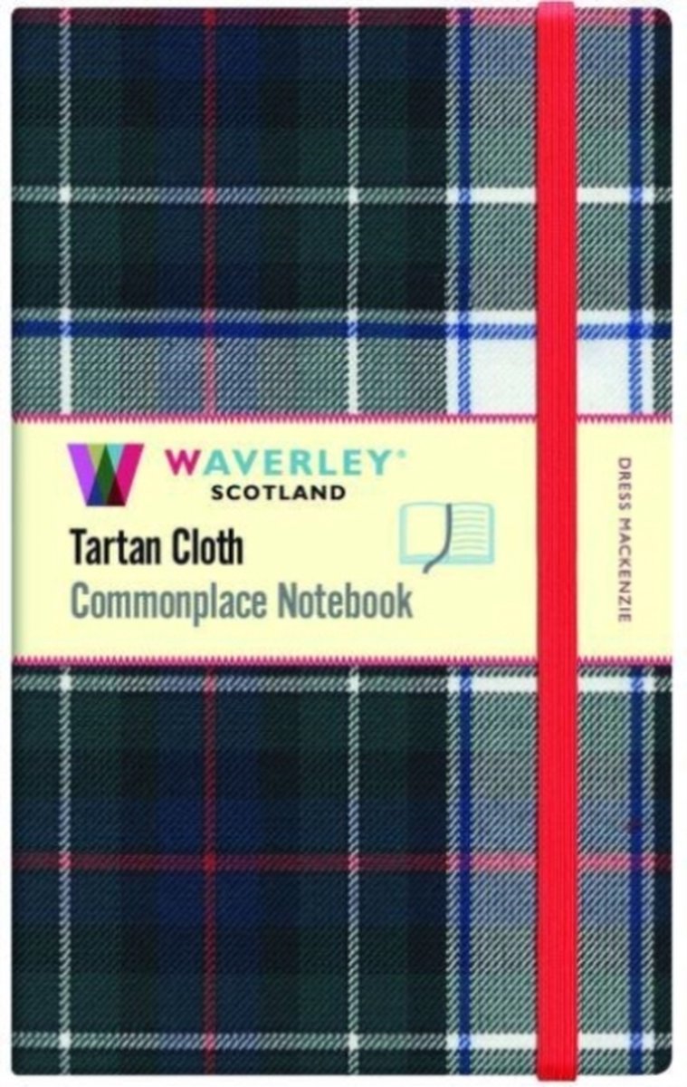 Cuaderno grande de tartán Dress mackenzie: 21 x 13 cm