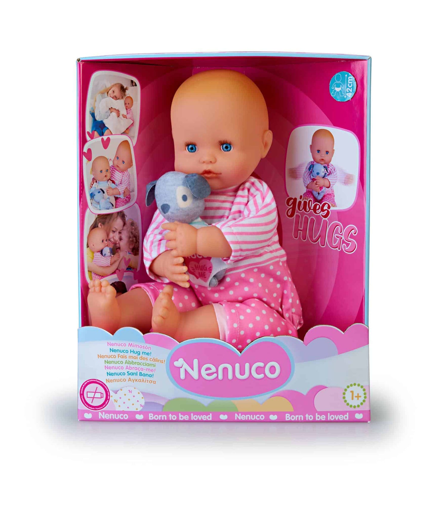 Nenuco babypop con un cuerpo suave de aproximadamente 42 cm de tamaño