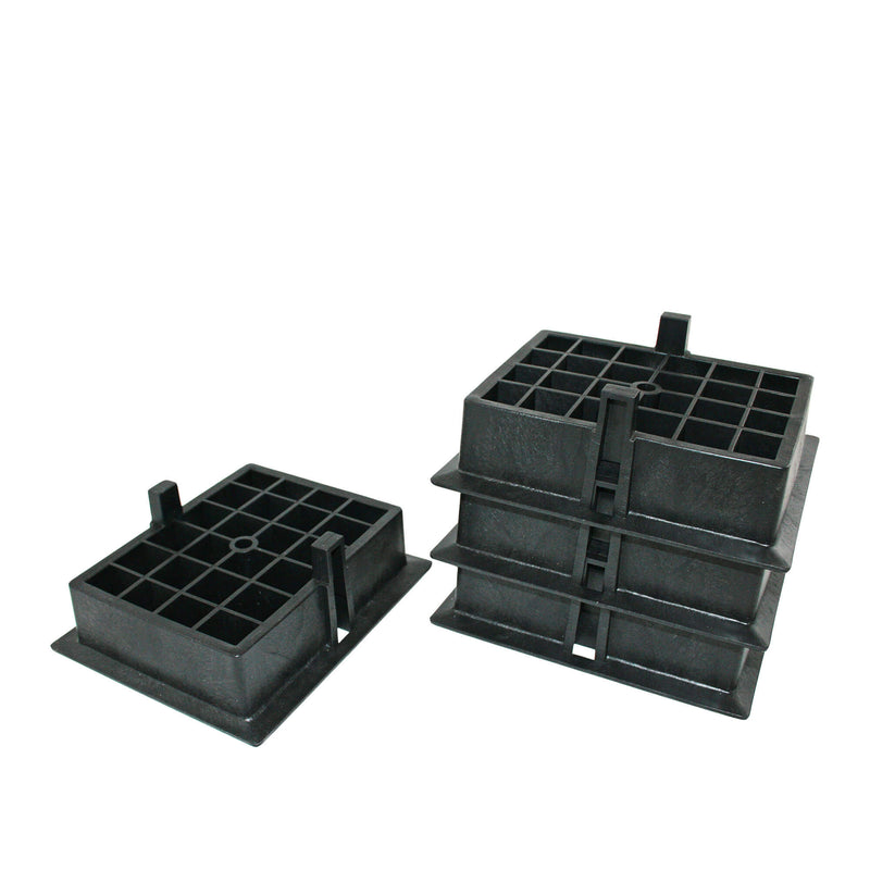 Blocchi di rialzo Carastack per supporti angolari caravan - set da 4 pezzi