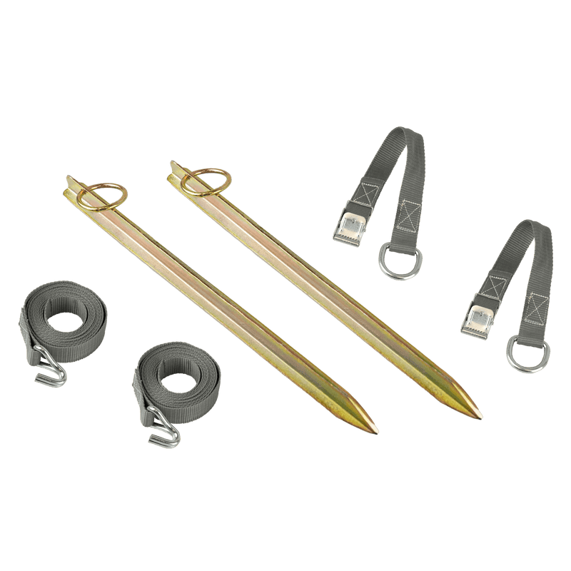 Set cinghie antivento Bisella per tendalino e tendalino