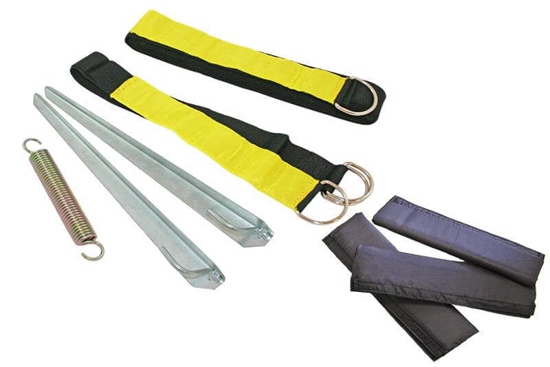 Tentsafe plus cinghia anti-tempesta per la tenda da sole con parti della cinghia fluorescenti e set di coperture protettive