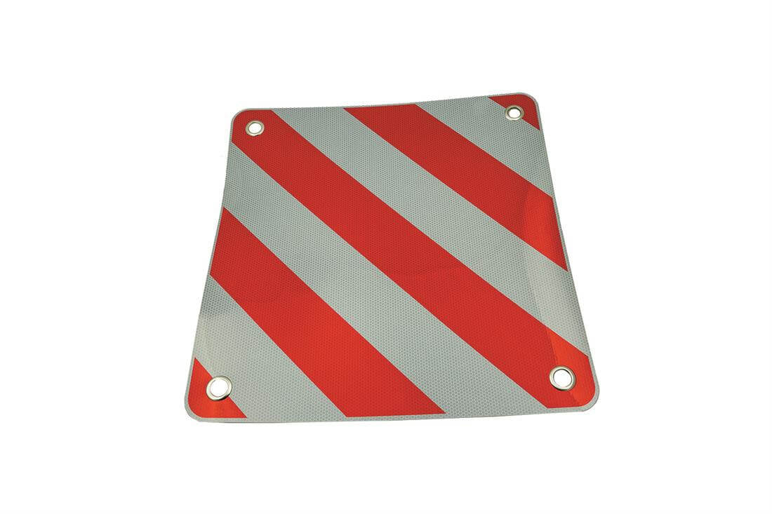 Flexibel markeringsbord voor rijden met uitstekende lading