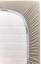 Vtwonen cotone - lenzuolo con angoli - 180x200 cm - sabbia