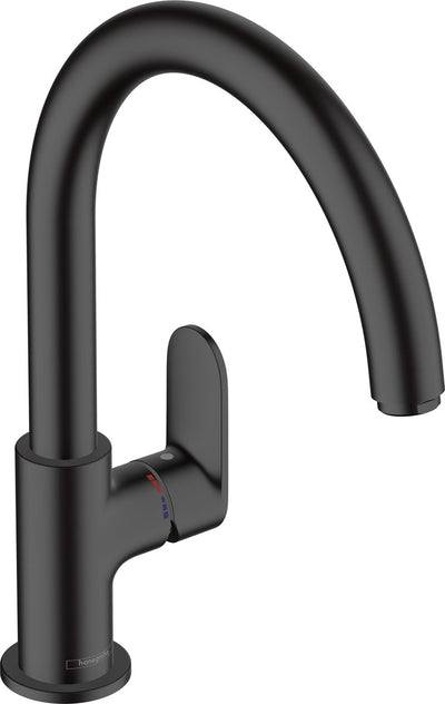 Hansgrohe Paint Blend M35 - Miscelatore Cucina - Comando Monocomando - Misura 210mm - Bocca Girevole - Funzione 1 Getto - Nero Opaco