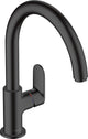 Hansgrohe Paint Blend M35 - Miscelatore Cucina - Comando Monocomando - Misura 210mm - Bocca Girevole - Funzione 1 Getto - Nero Opaco