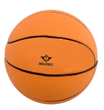 Baloncesto Engelhart de espuma blanda ø12,5cm naranja