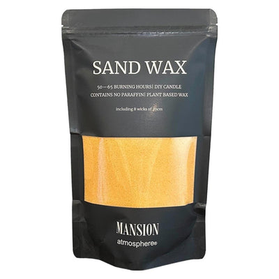 Cosydecor mansion atmosphere sand wax beige 500g ziplock zak met 8 lonten