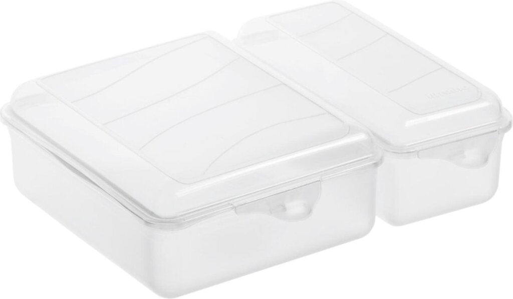 Rotho Rotho Twin Lunchbox 1.05+0.55L Transparente