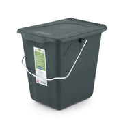 Rotho groenafvalemmer 7l donkergroen - afbeelding 1