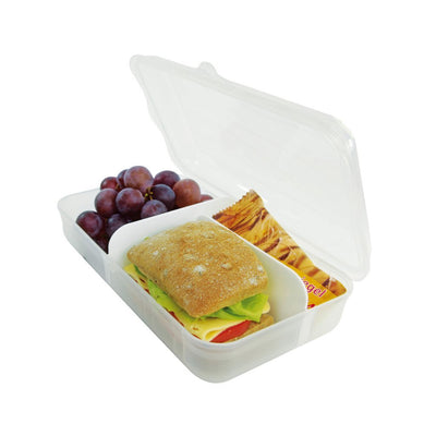 Rotho Fun Lunchbox con scatti di divisione 1.7l trasparente