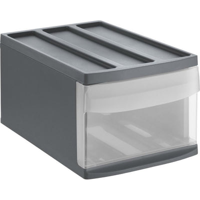 Cassettiera di design Rotho systemix 39,5x25,5x20,3 cm antracite