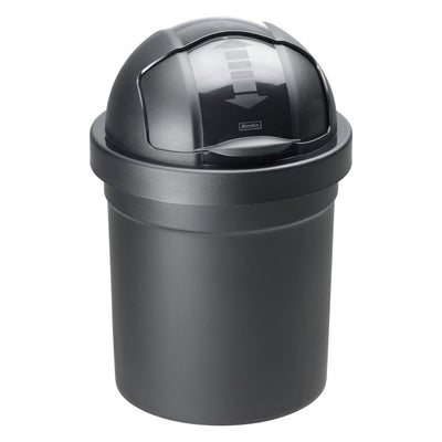 Rotho roll bob afvalemmer 10l zwart