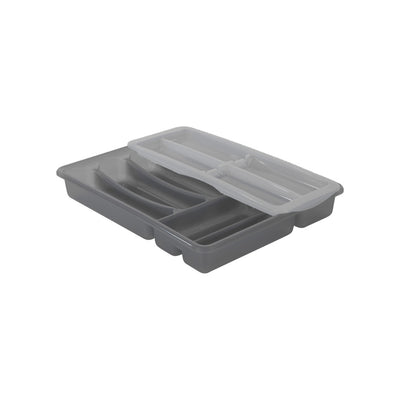 Rotho Rotho Basic Cutlery Box 6 Compartimentos Variable Anthracite