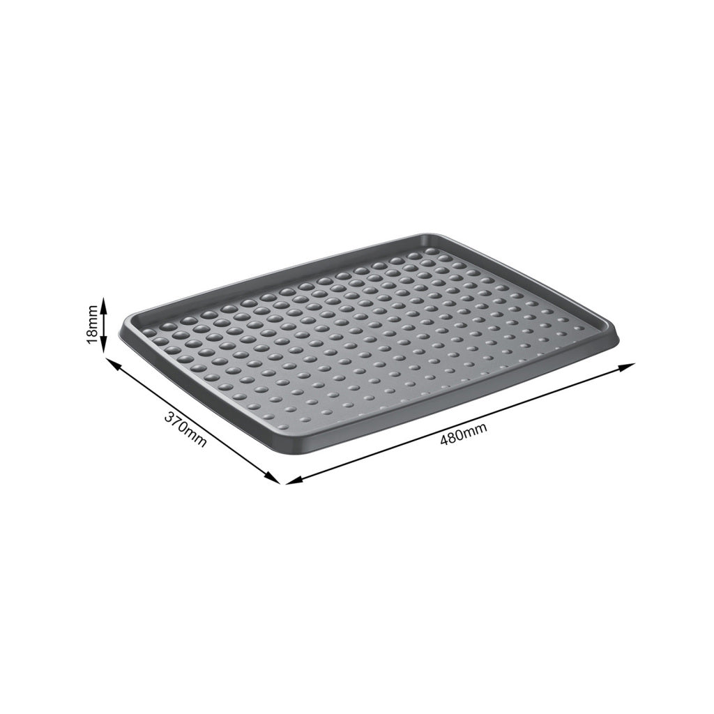 Rotho Rotho Drops Shoe Mat 48x48 cm antracita