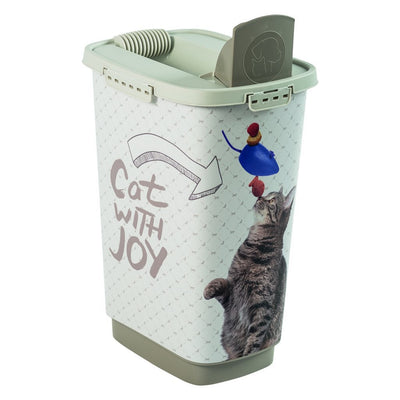 Rotho Rotho Cody Cat Contenedor de alimentos para mascotas 25L Cappuccino Sand